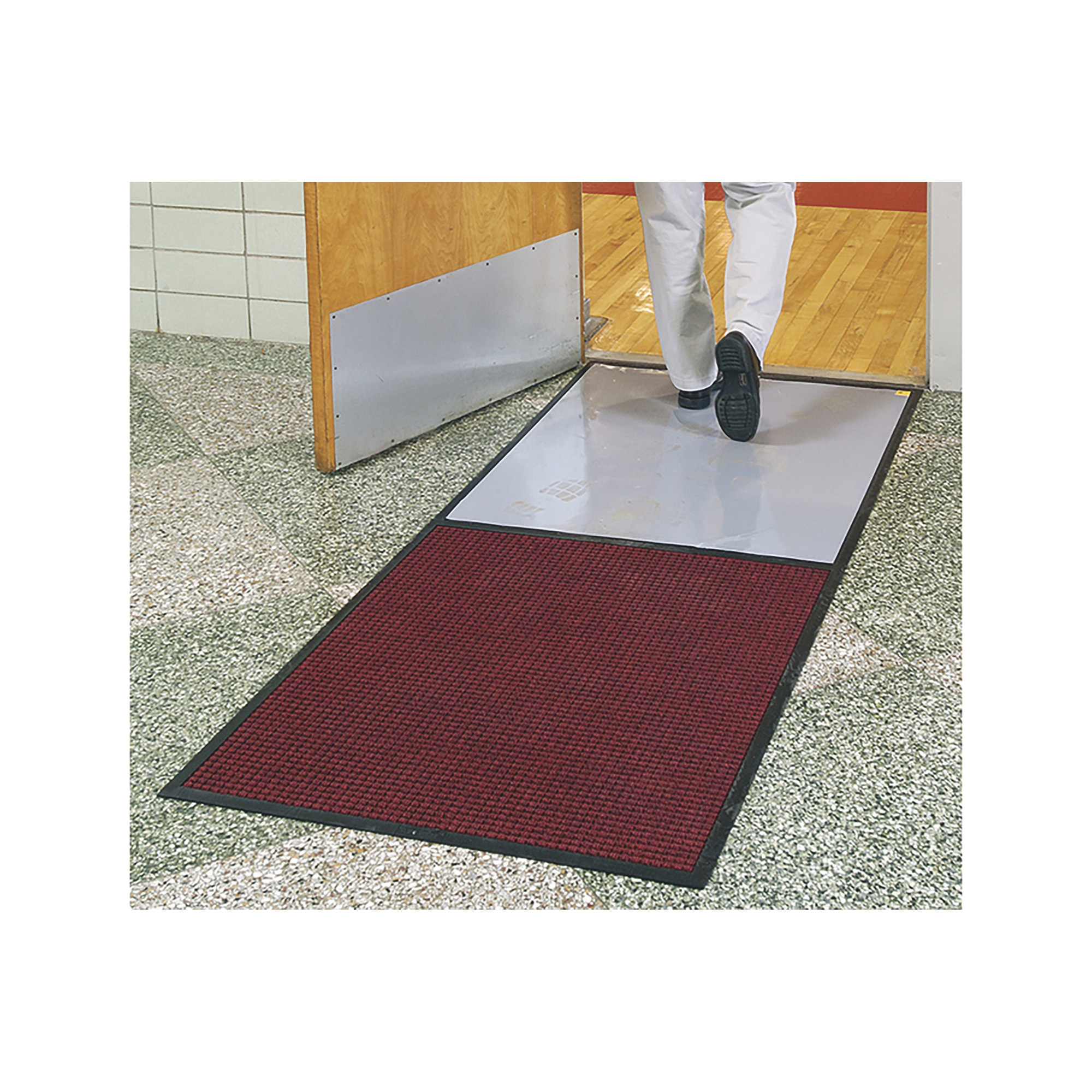M+A Matting, CleanShield Stride Contamination Control Mat, Navy, 26.5" x 63.5", smooth, Model #4116125170